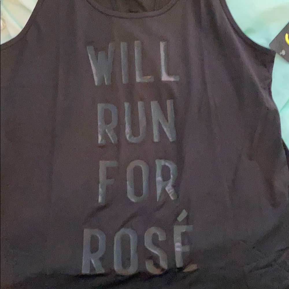 Will run for Rose workout tank - Picture 1 of 3